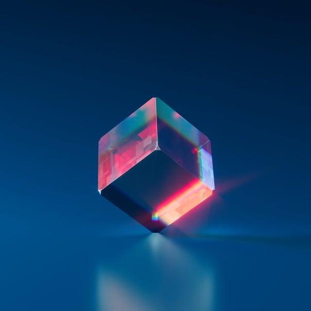 Abstract Image for Ethereum in Cube Form